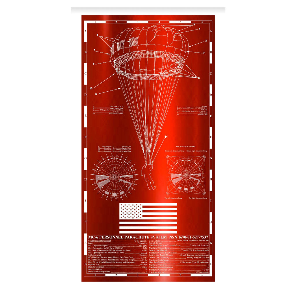 MC6 Parachute 1st Amendment Hitch Covers