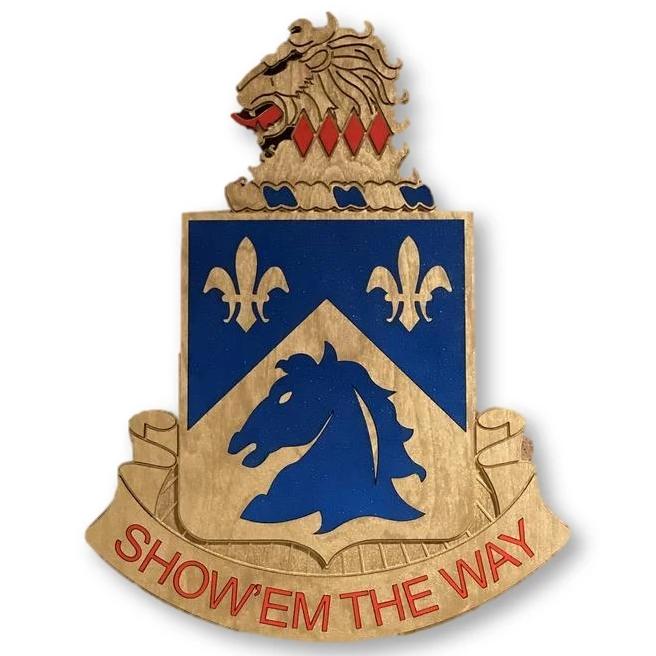 1-102nd Cavalry Regiment DUI (Show ‘em the Way)