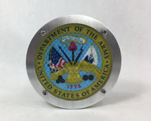 Department of the Army Round Reflective Hitch Cover