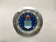 Department of Air Force Round Reflective Hitch Cover