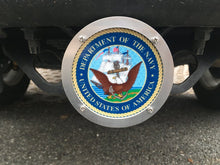 Department of the Navy Round Reflective Hitch Cover