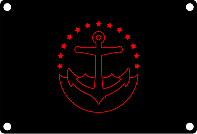 Rhode Island State Flag Modern