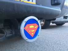 Superman Round Reflective Hitch Cover
