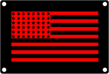 American Flag 48 star Reverse field