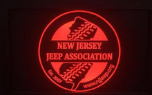 NJ JEEP ASSOCIATION LED Hitch Cover Base with Matte Border